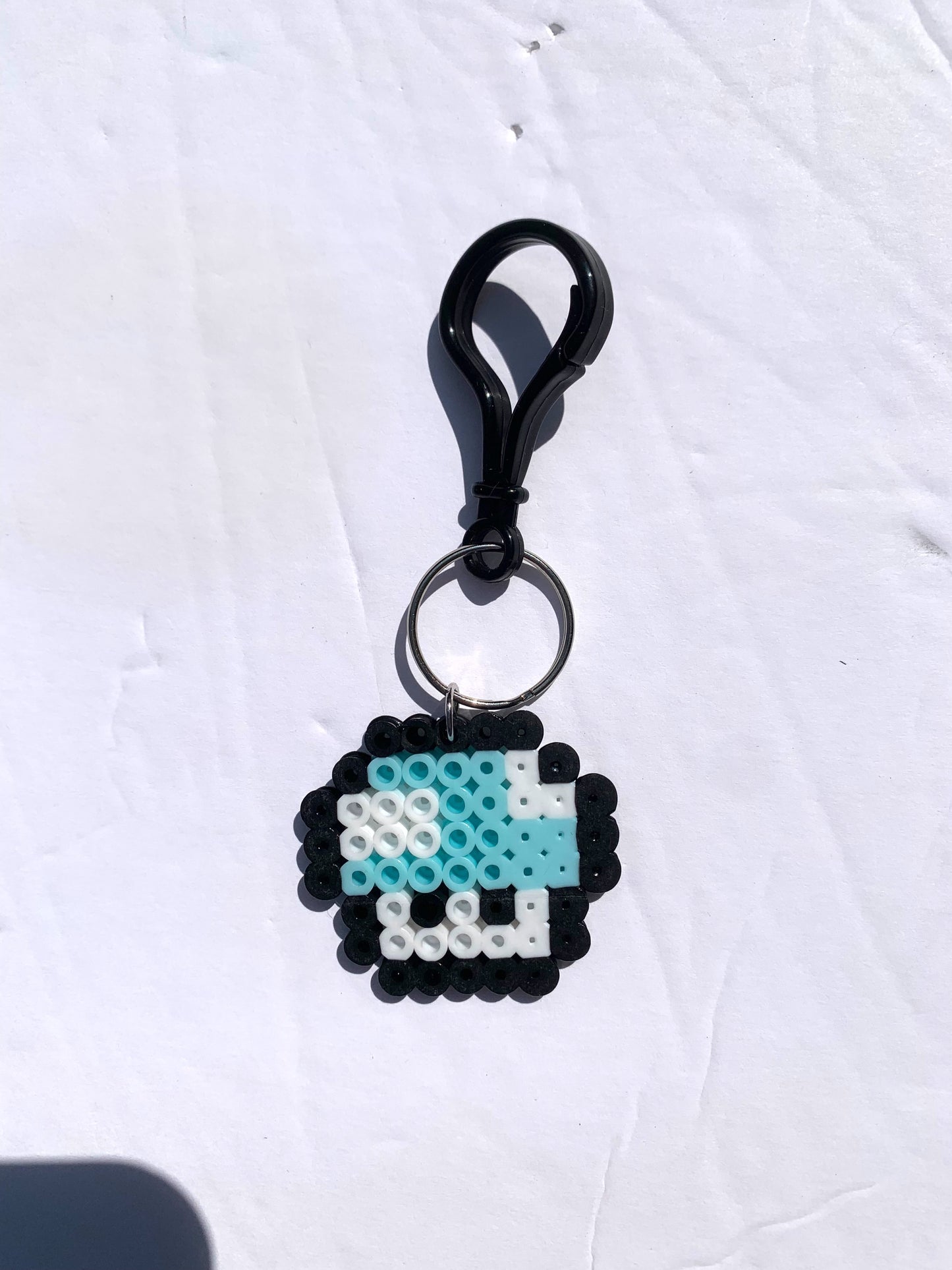 Blue Toadstool Keychain