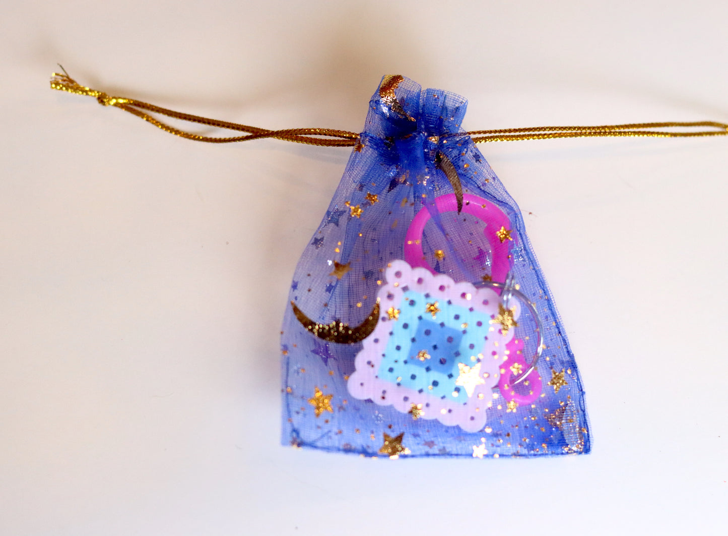 Pastel Square Keychain