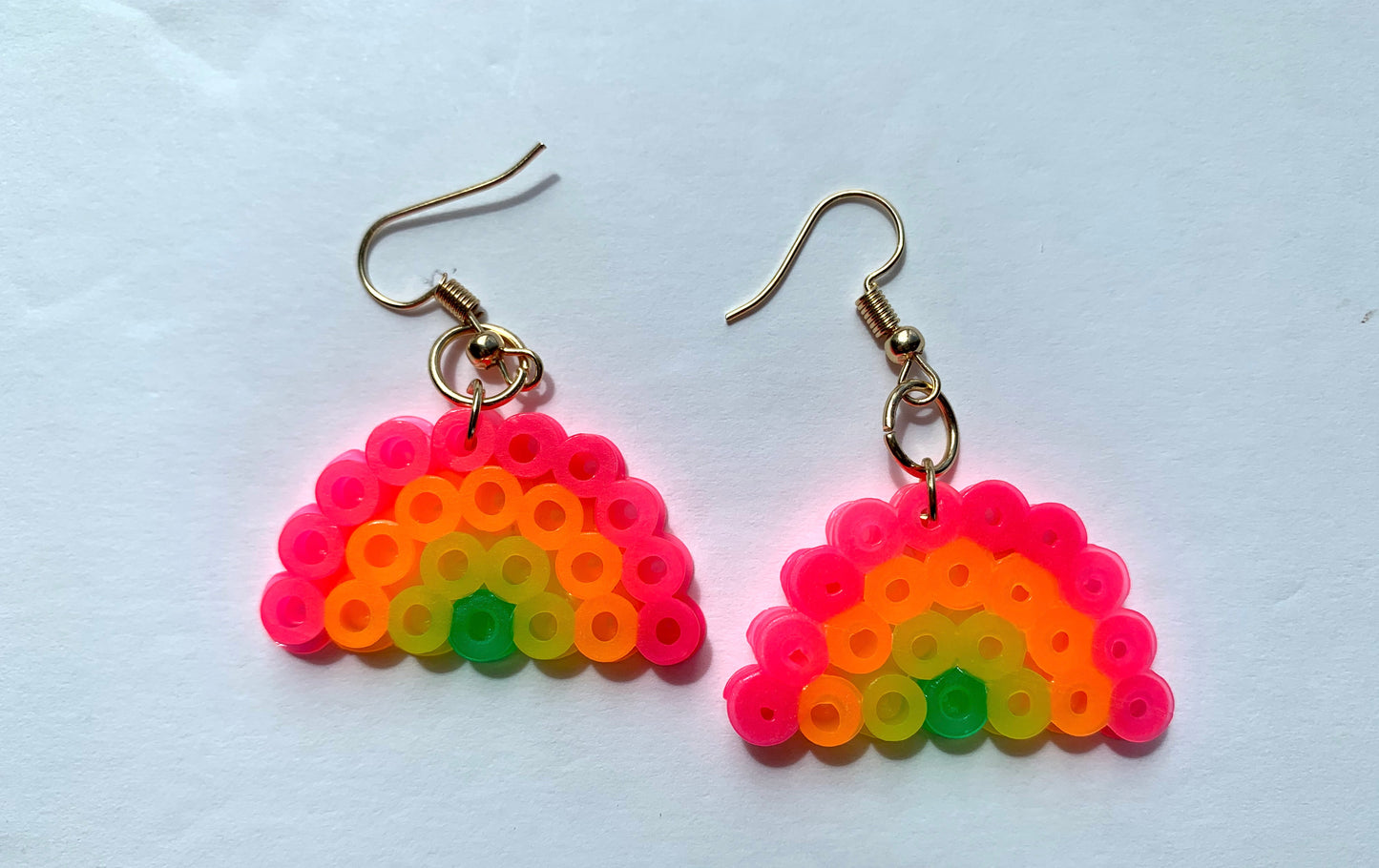 Pink Rainbow Earrings
