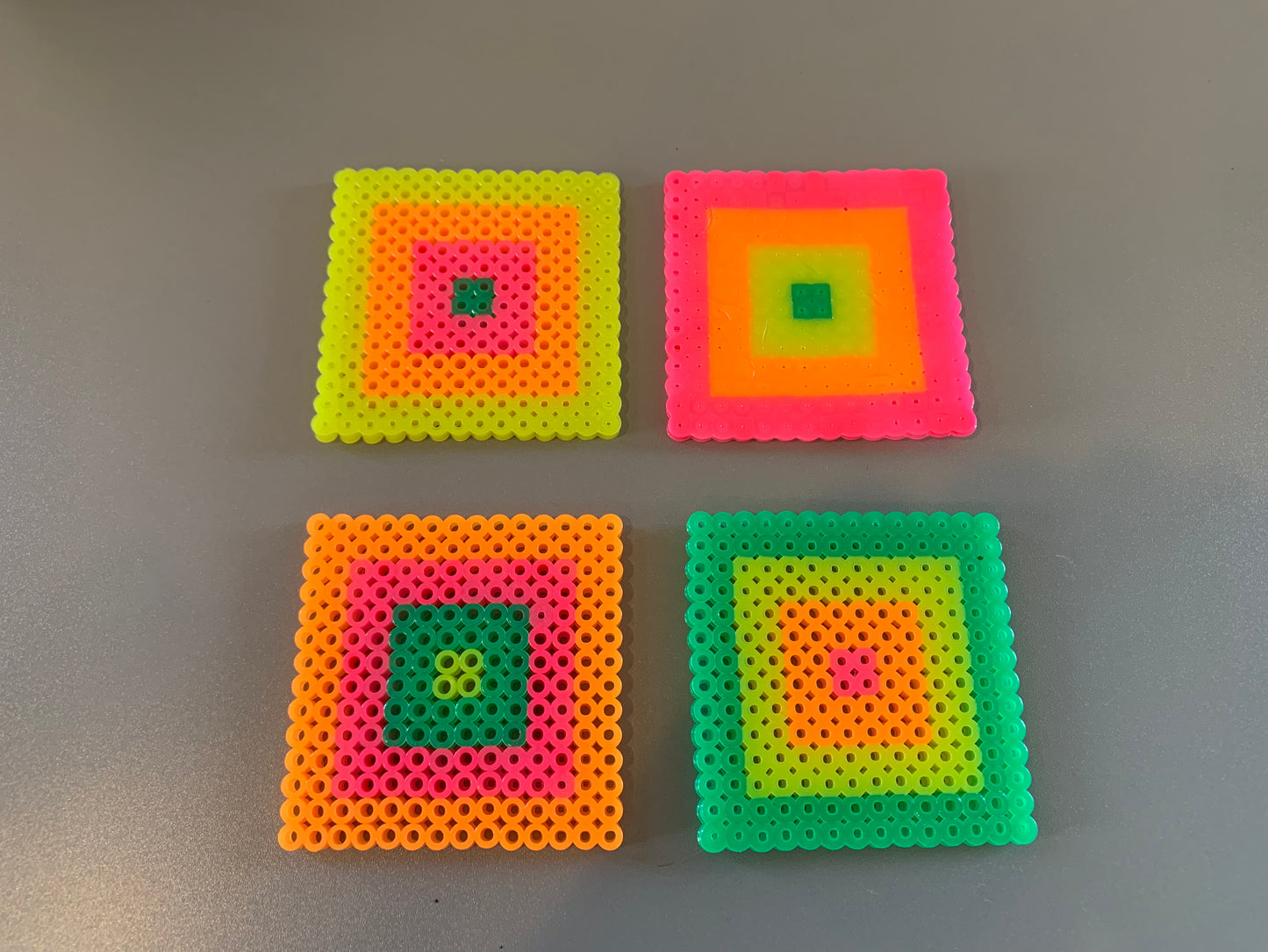 Square coasters