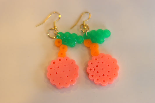 Pink Cherry Earrings