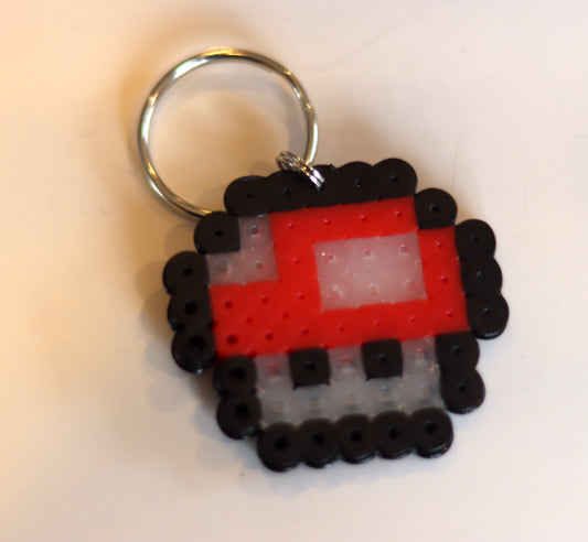 Mario Toadstool Keychain